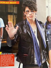 Nick Jonas, The Jonas Brothers, Joe Jonas, Double Full Page Vintage Pinup