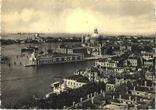 Panorama of Venice, Saint Mark's Basilica, Boats And Buildings Italy Postcard