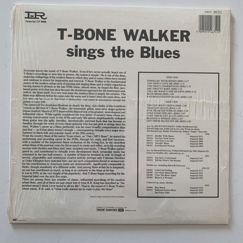 T-Bone Walker – Sings The Blues - 1983 MONO Vinyl LP - Near Mint (NM/NM) LP9098 - Picture 2 of 4