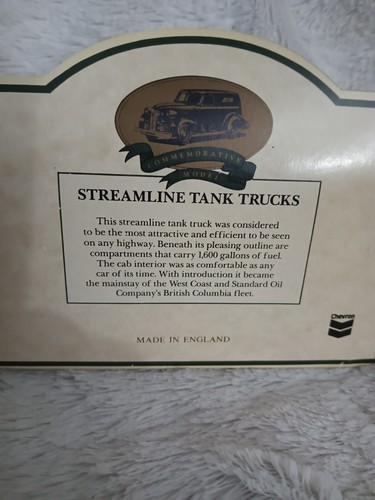 Lot of 3 Chevron Commemorative Die-Cast Metal Replica Trucks Made in England - Picture 7 of 7