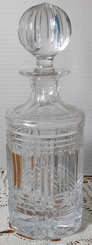 RARE VINTAGE RALPH LAUREN GLEN PLAID CRYSTAL DECANTER In Great Condition Sparkle - Picture 3 of 8