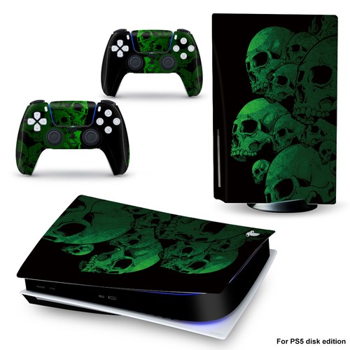 2023 PS5 Disk Skin Sticker Decal Vinyl Wrap for Playstation 5 Console Controller - Bild 10 von 21