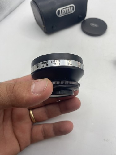 Vintage Lentar Telephoto & Wide Angle Lens Kit w Original Leather Case - Picture 6 of 11