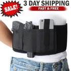 Tactical Belly Band Holster Concealed Hidden Belt Gun Carry Pistol Waist Pouch