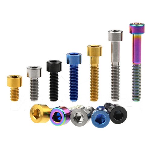 M6 Titanium Bolt Socket Cap Head Hex Ti Screw 10 16 18 20 25 30 35 40 50 60 65mm - Picture 2 of 17