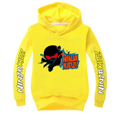 Ninja Kidz Kids Clothes Hooded Sweater Streetwear Sweatshirt Pullover Hip Hop - Picture 23 of 37