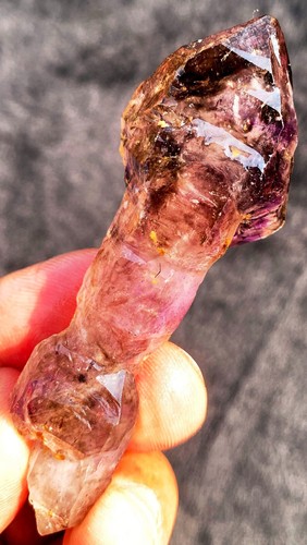 ¡CETROS 51g! Diamante! Cristal de cuarzo amatista cabello esquelético Super Seven ip1848 - Imagen 6 de 13