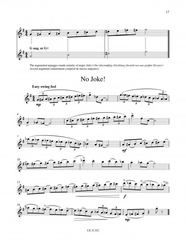 Jazz Scale Studies for Flute by James Rae (UE21352) ** 50% OFF ** - Image 4 of 4