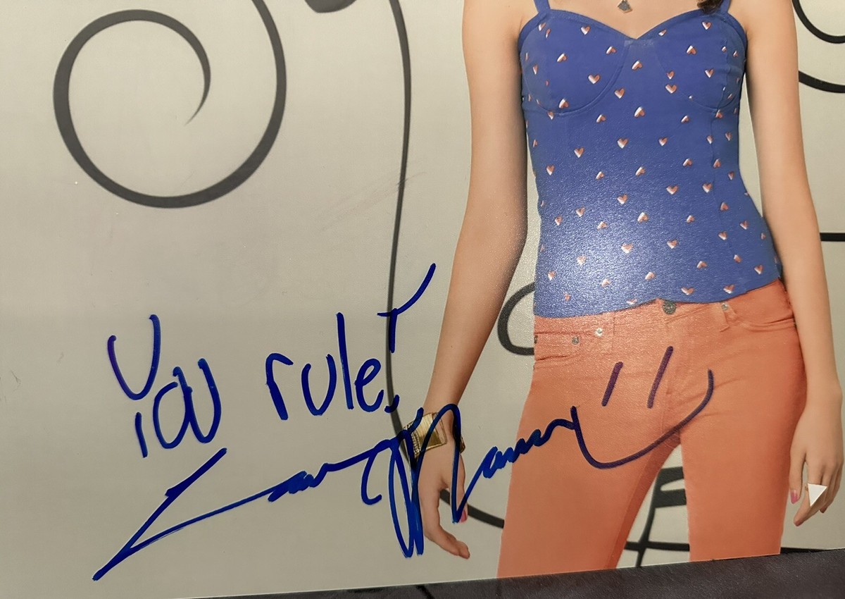 LAURA MARANO SIGNED PHOTO AUSTIN & ALLY 11X14 AUTOGRAPH