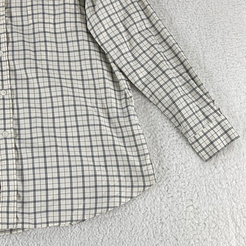 Ralph Lauren Purple Label Plaid Button-Down Dress Shirt Mens Made in Italy XL - Picture 4 of 16