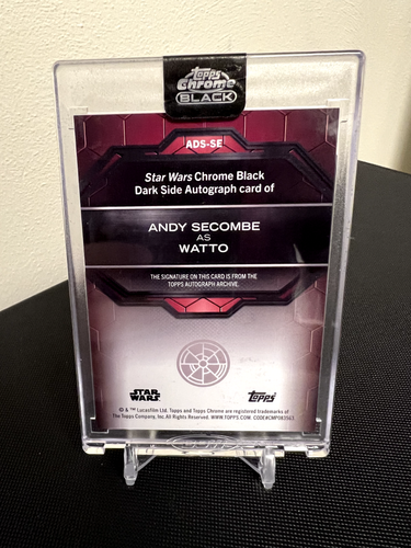 2024 Topps Star Wars Chrome Black - Light / Dark Side Auto - Complete Your Set! - Picture 85 of 85