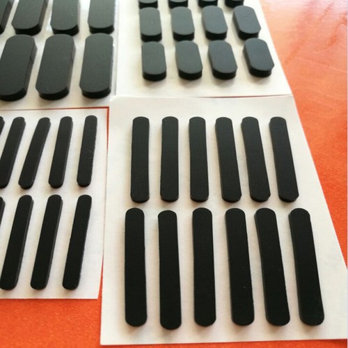 Oval Rubber Furniture Feet Protect Pads Back Self Adhesive Sticky Width 6mm - Picture 7 of 8