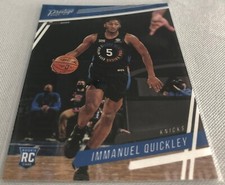 2020-21 Chronicles Prestige Basketball Immanuel Quickley New York Knicks Rookie