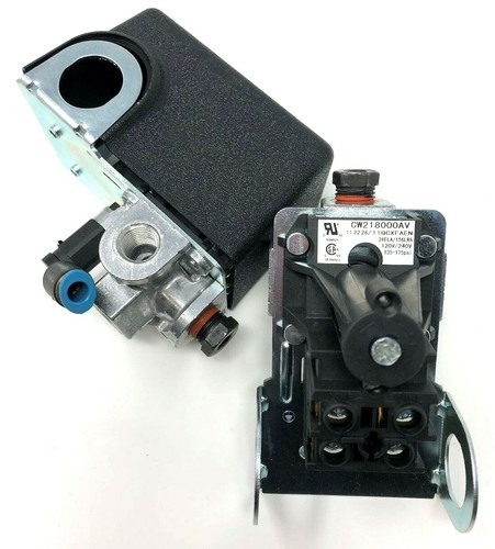 QUINCY PRESSURE SWITCH 135-175 PSI 4 PORT 120 / 240 VOLT 26 AMP 11QXEASD - Picture 3 of 5