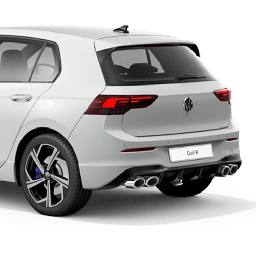 Oryginalny dyfuzor R VW Golf 8 Volkswagen tylny dyfuzor czarny NOWY - Zdjęcie 3 z 4