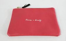 Mockingbird Women's Brains & Beauty Makeup Bag CD4 Coral Mini NWT