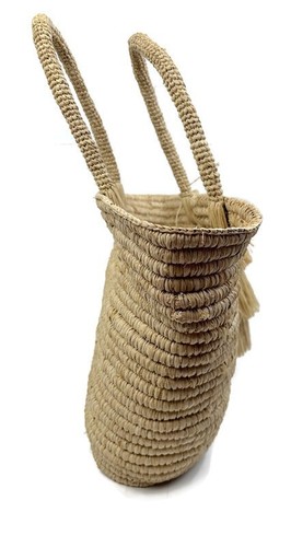 MAR Y SOL Juliana Raffia offene Tasche Quaste Strand Urlaub Tasche - Bild 8 von 11