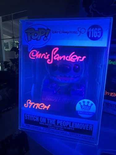 Funko Pop! Stitch On Peoplemover By Creator And Voice Actor Chris Sanders
