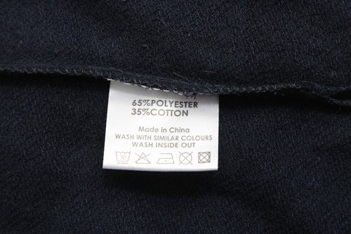 BLACK OUT DNN Jeanssweatshirt Damen SMALL Pullover gemustert dunkelblau - Bild 6 von 6