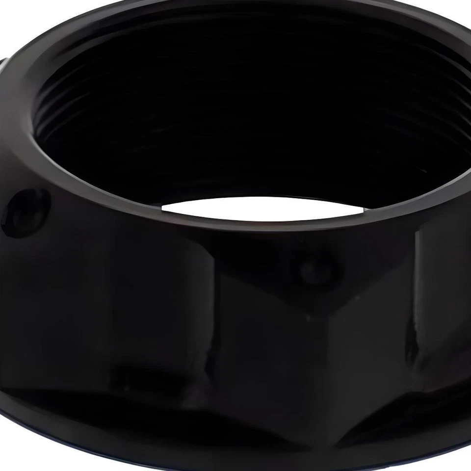 Nut Steering Head JMP Bolt M28x1.00mm Aluminum Black for Yamaha YZF-R6 250 - Image 3 of 4