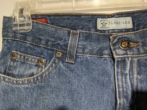 ARIZONA JEANS Girl's Medium Wash Regular Fit Flare Jeans size 12 - Picture 6 of 10