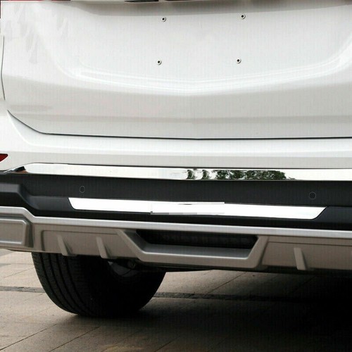 Cubierta de tira de panel de parachoques trasero de acero cromado para Chevrolet Equinox 2018-2021 - Imagen 1 de 6