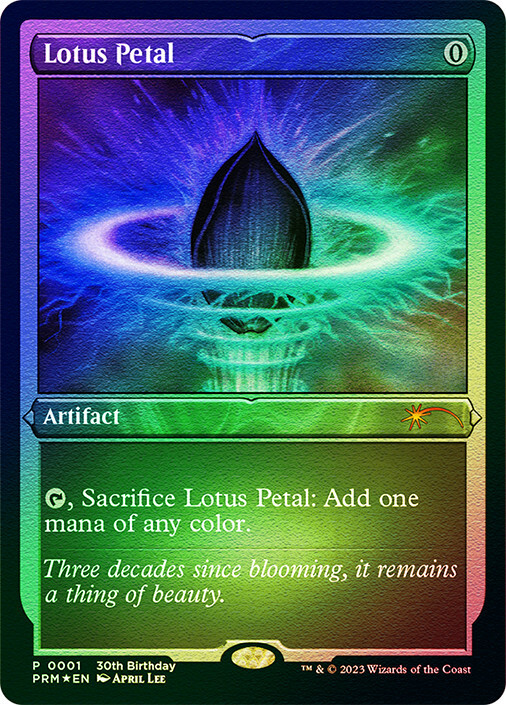 MTG Lotus Petal　4枚セット Amazon.com: Magic The Gathering - Lotus Petal - Tempest