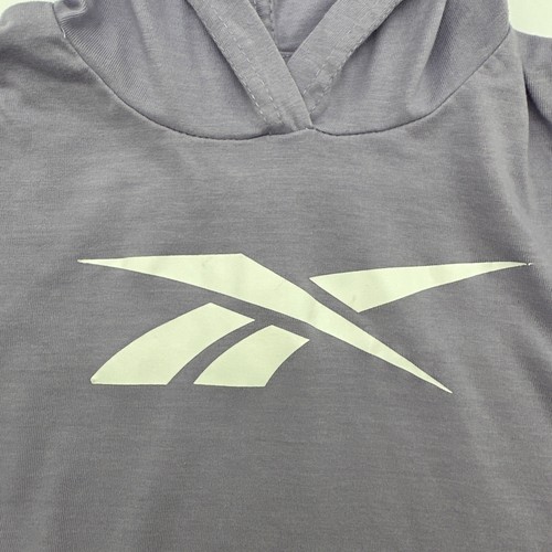 Reebok Hoodie Youth Girls Size 7 Purple Solid Logo …#20235 - Picture 3 of 8