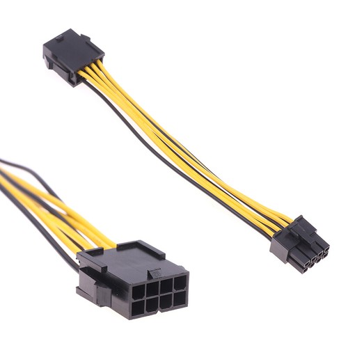 Adapter PCI-E CPU EPS 8 Pin To Dual 8P Power Splitter Graphics Card Cable - Photo 11/11