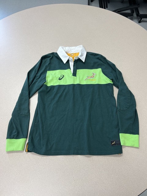 Vintage SA RUGBY SOUTH AFRICA RUGBY ASICS MEN LONG SLEEVE Size Medium 278 Vintage SA RUGBY SOUTH AFRICA RUGBY ASICS MEN LONG SLEEVE Size Medium 278