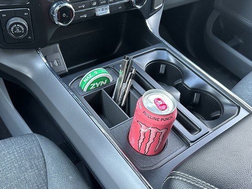 2021-2025 F-150 Modular Compartment and Phone Mount for Center Console Pocket - Picture 3 of 9