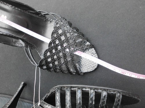 PAPPAGALLO LADIES ANKLE SNAKESKIN HEELS SIZE - Picture 4 of 4