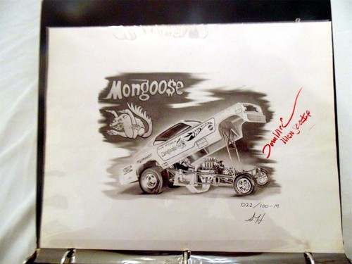 VARIOUS DON PRUDHOMME & TOM MCEWEN AUTOGRAPHED HANDOUTS & 8X10s 75 DOLLARS EA - Picture 13 of 18