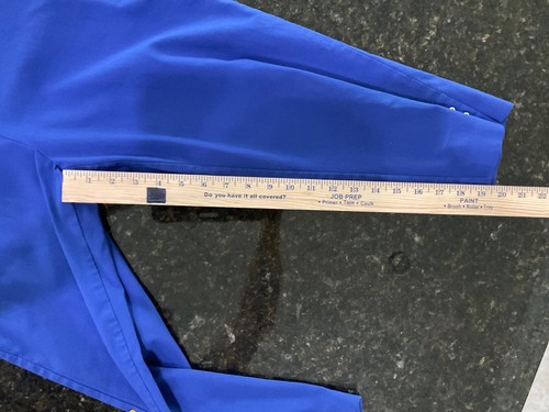 Counterparts Capri Pants Size 12 Bright Blue Slimming Panel Decorative Cuffs F25 - Picture 6 of 6