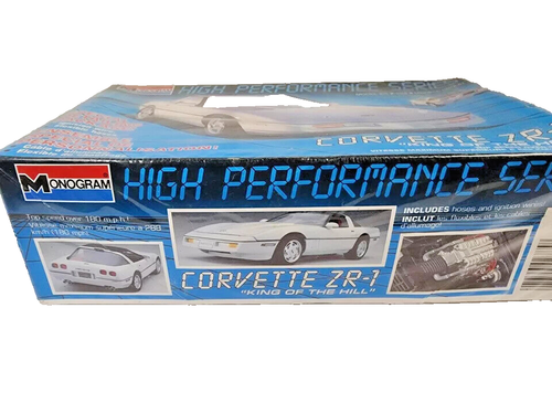 VINTAGE 1989 MONOGRAM 1:24 SCALE " CORVETTE ZR-1 " KING OF THE HILL # 2785 - Picture 2 of 4