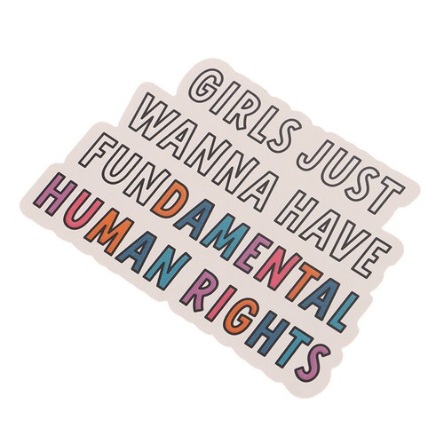 Empowerment & Reproductive Rights Weatherproof Vinyl Sticker Feminist & Roe - Photo 7/10