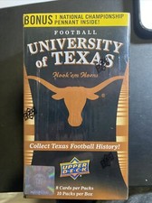 Blaster Box NCAA University of Texas Upper Deck Trading Cards