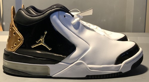 Air Jordan Big Fund Premium ‘White Metallic Gold’ Men’s Size 9.5 (CI2216-100) - Picture 3 of 14