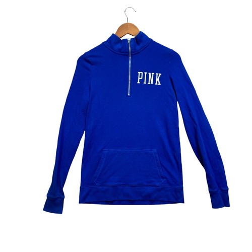 Suéter de fútbol americano Victoria's Secret rosa NFL Colts 1/4 cremallera L/S para mujer S - Imagen 2 de 4