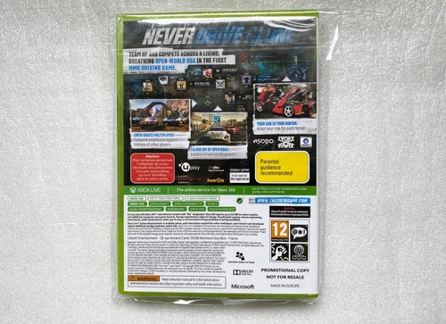 The Crew Xbox 360 PROMO Microsoft Xbox 360 Promotional New & Sealed (FULL GAME) - Picture 2 of 2