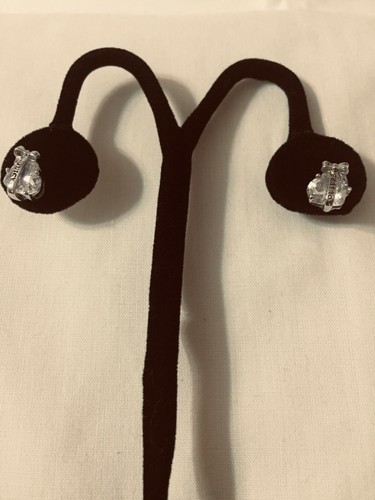 PENDIENTES JUICY COUTURE CIRCONITA CÚBICA BANNER CORAZÓN - Imagen 1 de 3