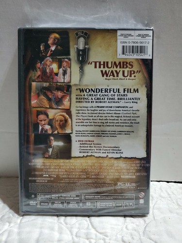 A Prairie Home Companion NEW DVD Woody Harrelson Tommy Lee Jones Kevin Kline - Afbeelding 2 van 9