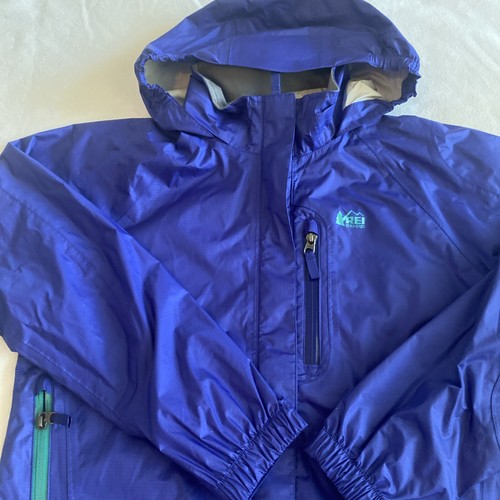 Rei Full Zip Windbreaker Rain Jacket Youth XL 18 D57 - Picture 2 of 15