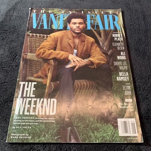 Vanity Fair Magazine June 2023 TV Issue The Weeknd Abel Tesfaye  Aubrey Plaza - Picture 1 of 5