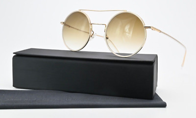 ANDY WOLF Sonnenbrille Tati B col.c 48 22 140 Pilot Rund Gold Verlauf Zeiss Glas