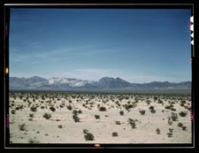 8" x 10" Photo Mojave Desert Country, Crossed by The Santa Fe R.R, Cadiz