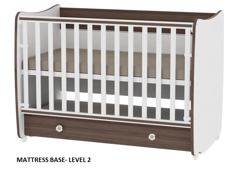 Luxury convertible swing baby bed/cot Lorelli Dream in various colour combos - Image 2 of 4