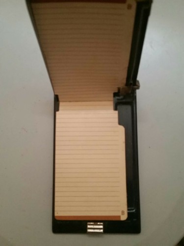Vintage Address Holder Metal Blue And Black writing on some of the pages - Picture 7 of 9