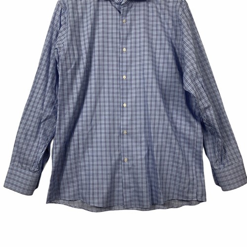 Hugo Boss Mens Shirt Regular Fit Button Down 16 32/33 Long Sleeve Plaid - Picture 5 of 11