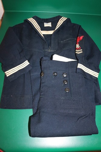 Vintage Child's Navy Uniform Size 2 label Jack Horner 